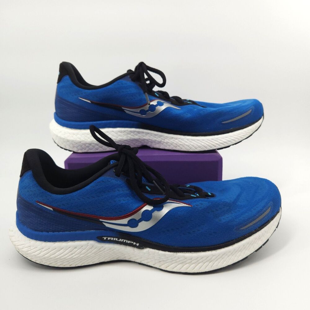 Saucony Triumph 19 Shoes Blue Mens Size 13 S20678-30 Running